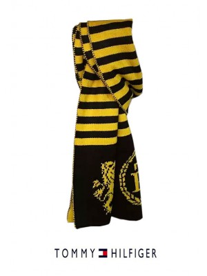 TH059*TOMMY HILFIGER SCARF (YELLOW-BLACK) *CLEARANCE
